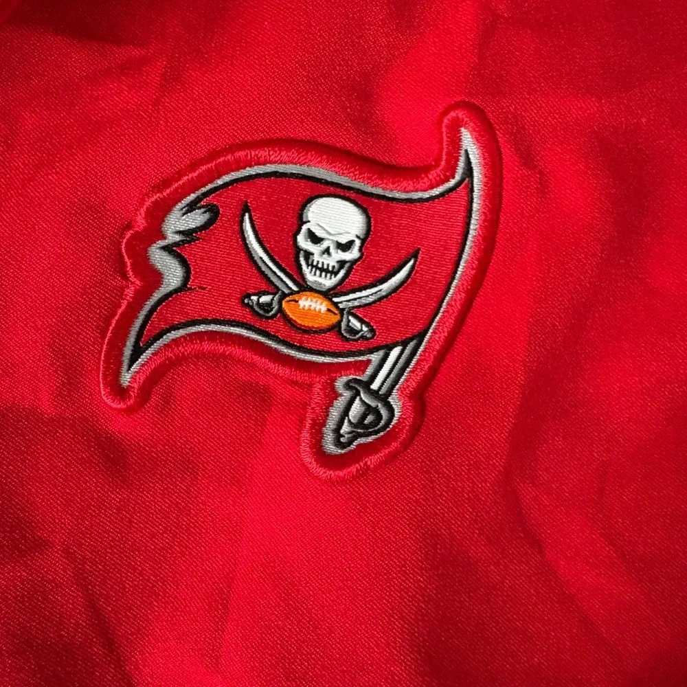 Nike Dri-Fit Mens Red Stretch Tampa Bay Buccaneers NFL On-Field Polo Shirt 2XL